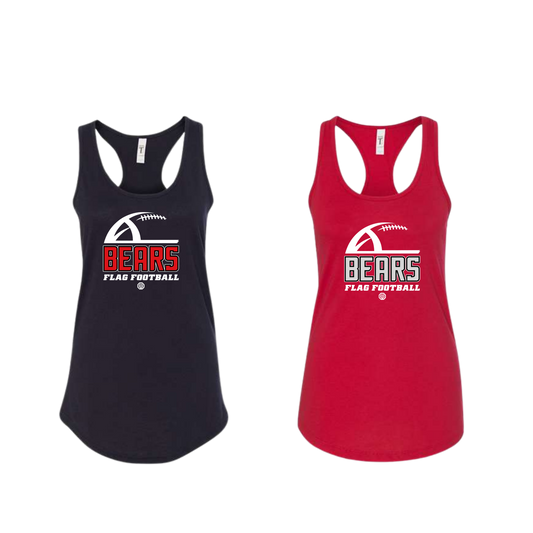 Boyertown Optimist Flag Football Ladies Racerback Tank - Zone
