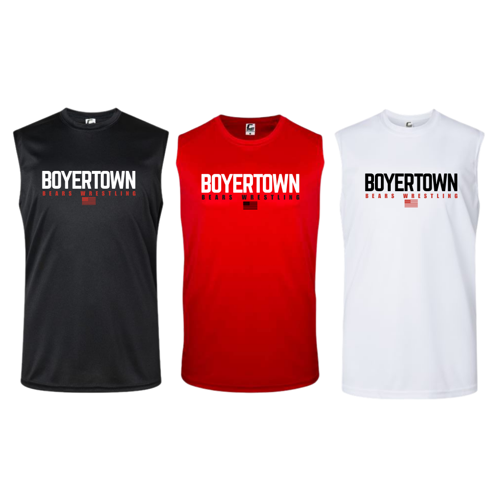 Boyertown Wrestling Sleeveless Training Tee Freedom