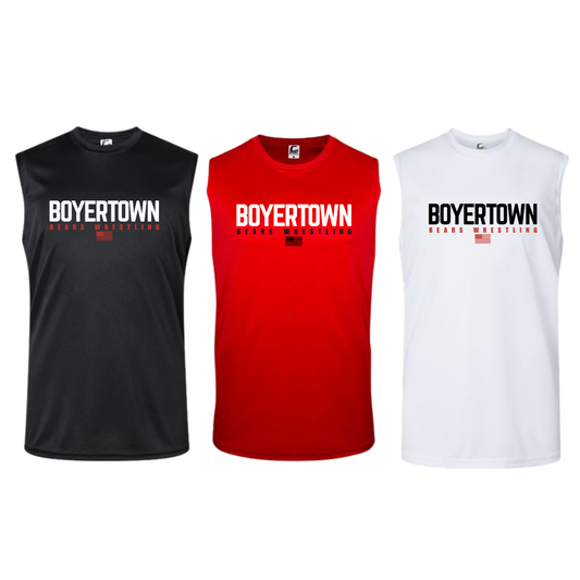 Boyertown Wrestling Sleeveless Training Tee Freedom