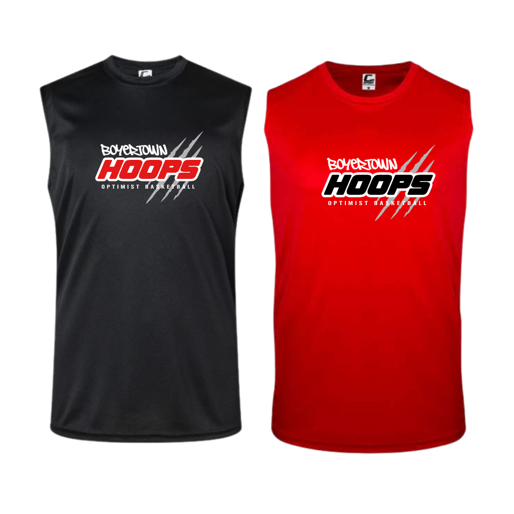 Boyertown Basketball Sleeveless Training Tee Hoops