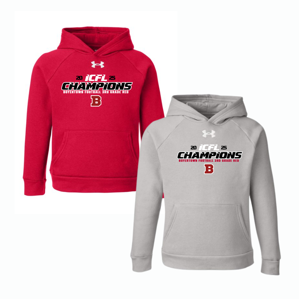 Bears ICFL Champs Youth Under Armor Hoodie