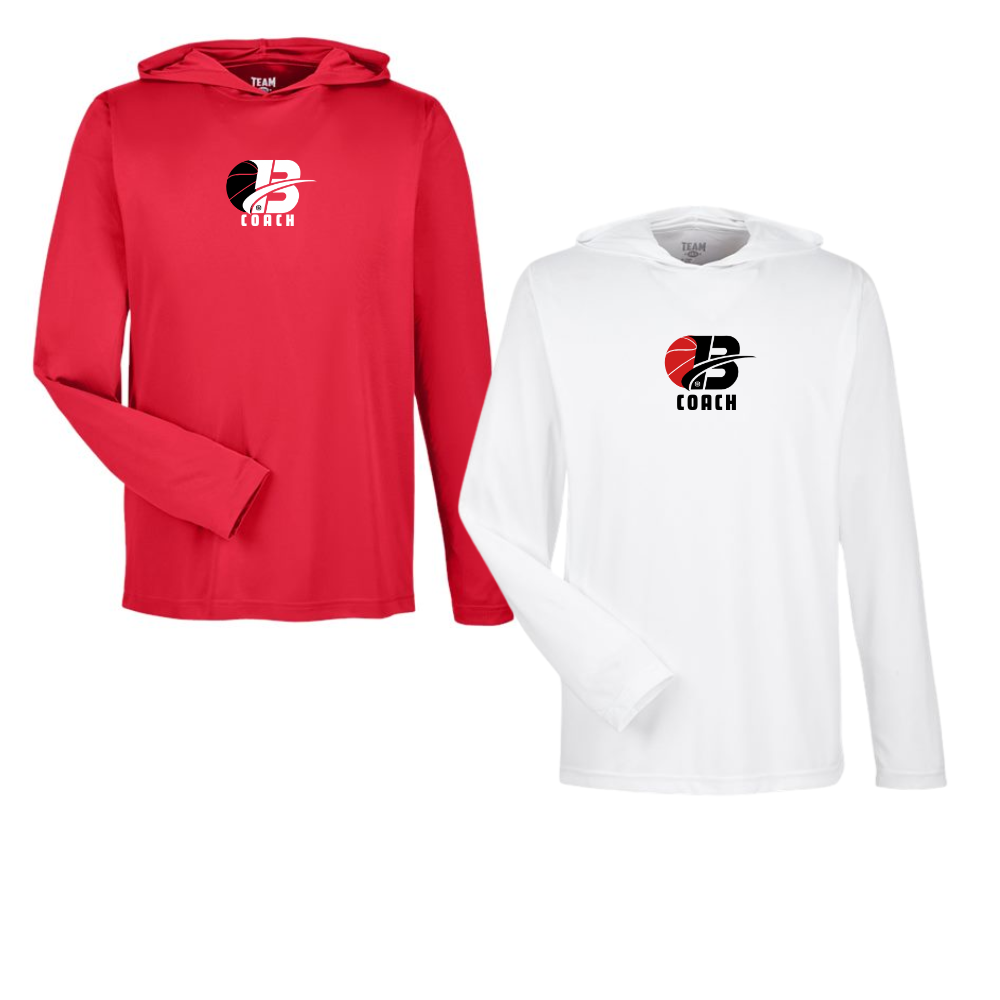 Bobcats Basketball Coaches LS Performance Tee W/Hood