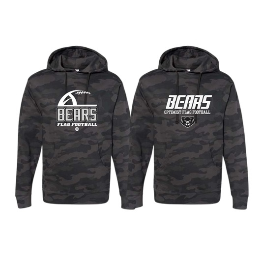 Boyertown Optimist Flag Football Ghost Camo Unisex Hoodie