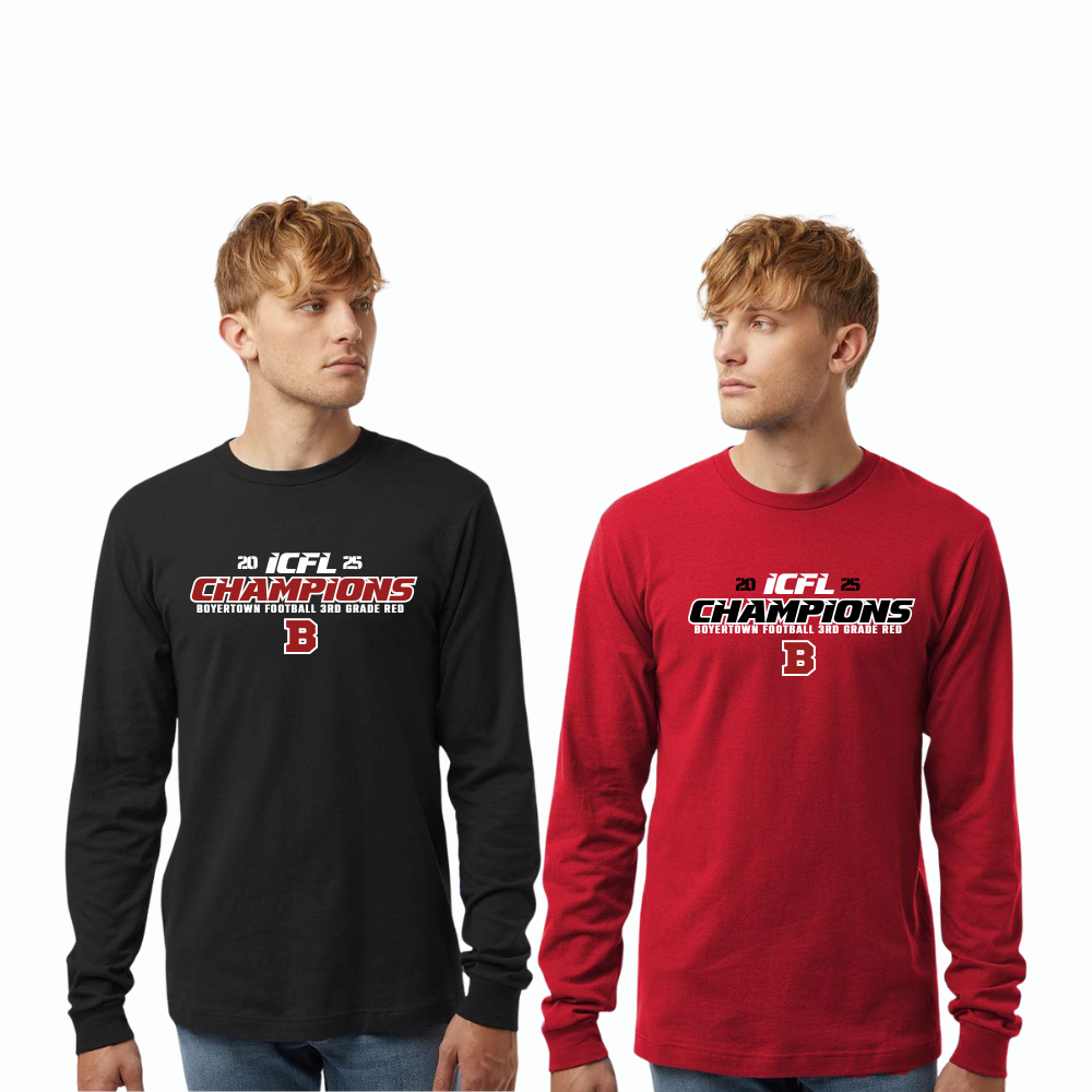 Bears ICFL Champs LS Cotton Tee