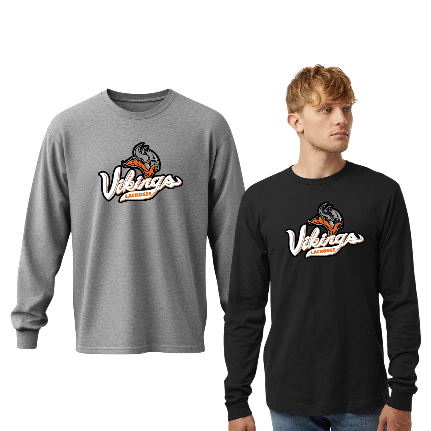 PV LAX Official Unisex Cotton Long Sleeve Tee