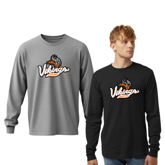 PV LAX Official Unisex Cotton Long Sleeve Tee