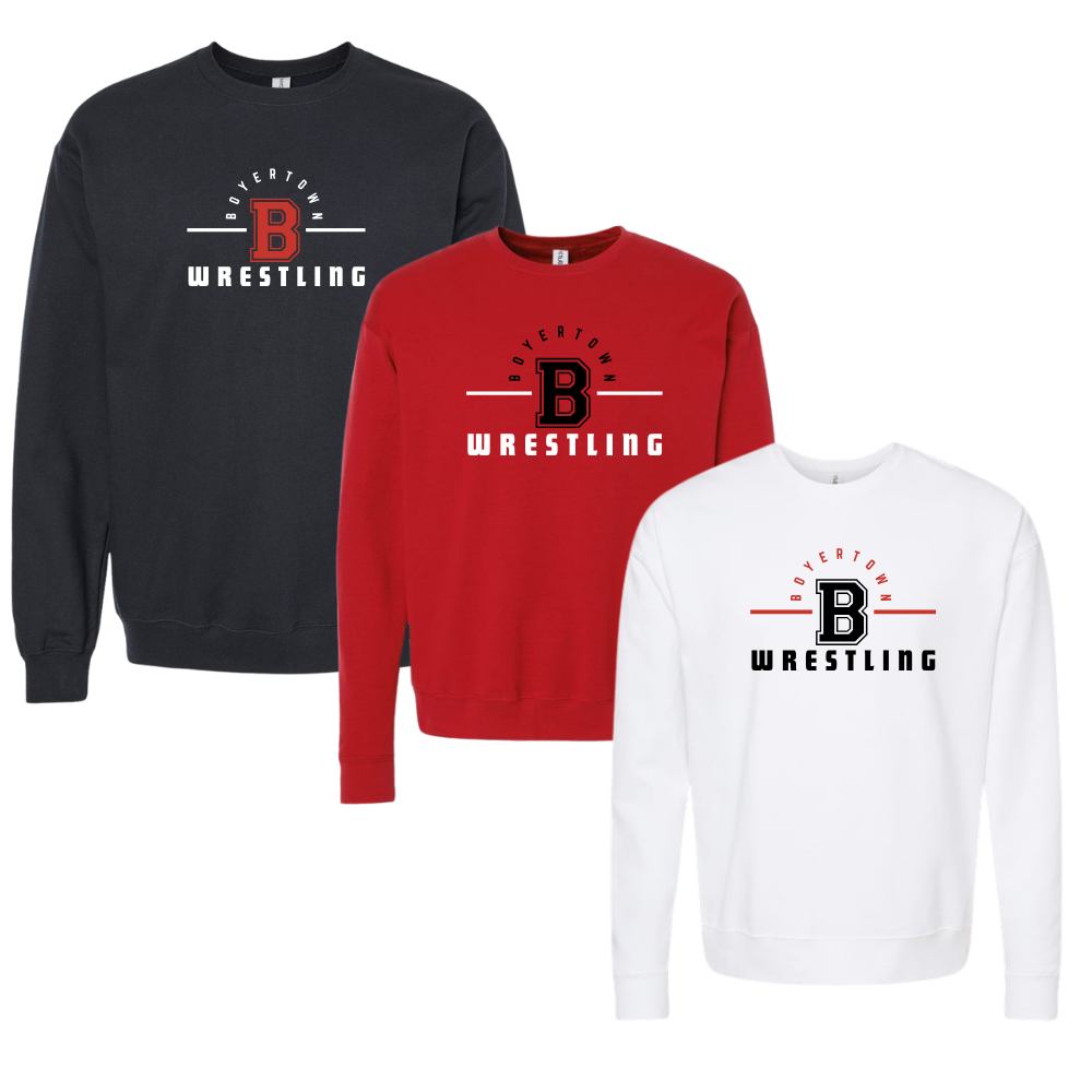 Boyertown Wrestling Crewneck Sweatshirt All American