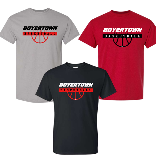 Boyertown Basketball Unisex Blended Tee Forward