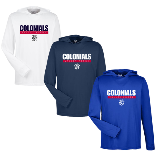 Colonials LS Performance Tee W Hood All American