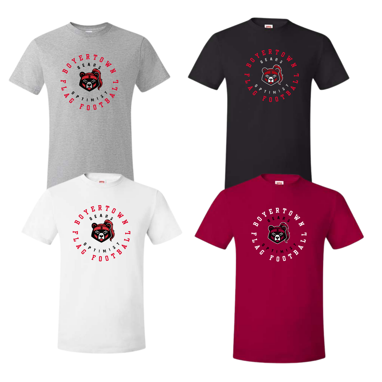 Boyertown Optimist Flag Football Unisex Tee - Huddle Up Girls