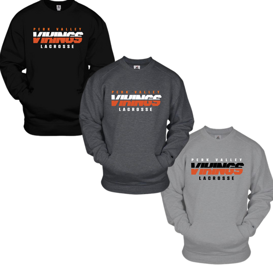 PV  LAX Crease Unisex Crewneck With Front Pouch Pockets