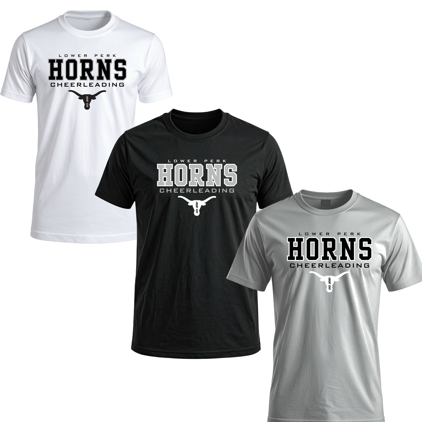 Longhorns Unisex Tee - HORNS Cheer