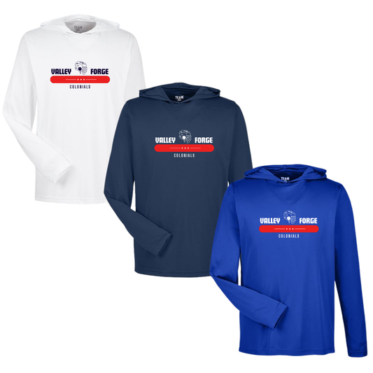 Colonials LS Performance Tee W Hood Club