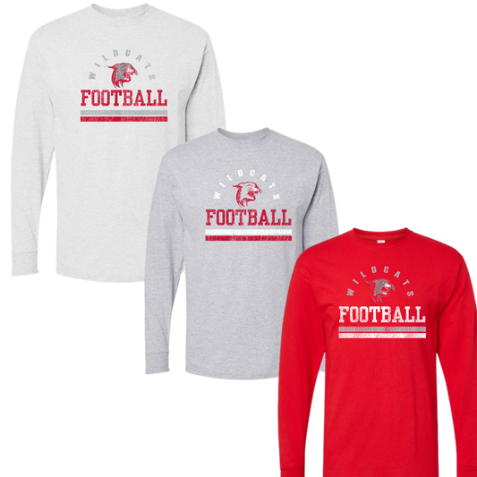 OJR Football LS Cotton Unisex Tee - Weathered
