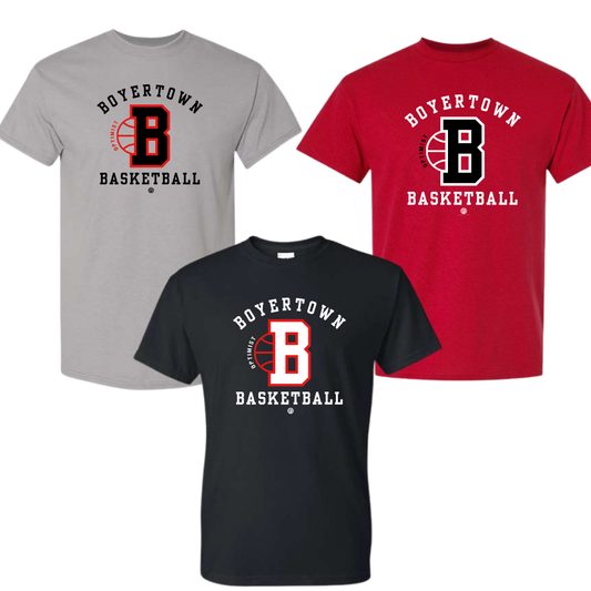 Boyertown Basketball Unisex Blended Tee Swoosh