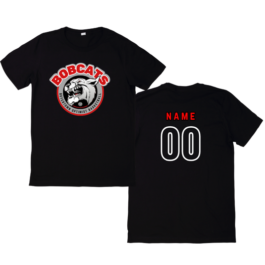 Bobcats OG Logo Custom Name & Number Tee