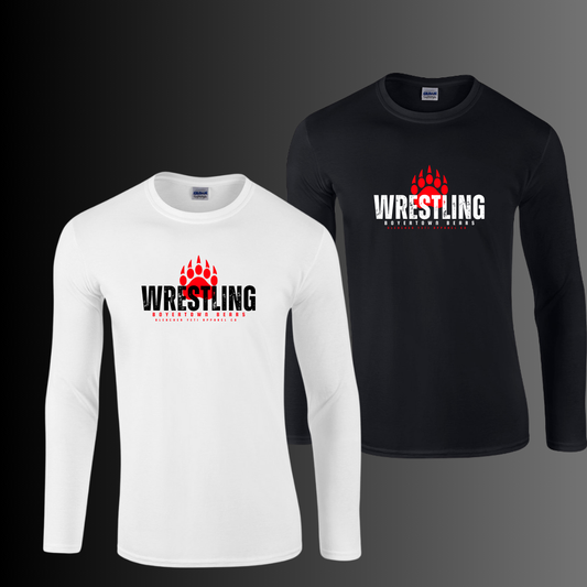 Bears Wrestling Long Sleeve Tee Big Paw