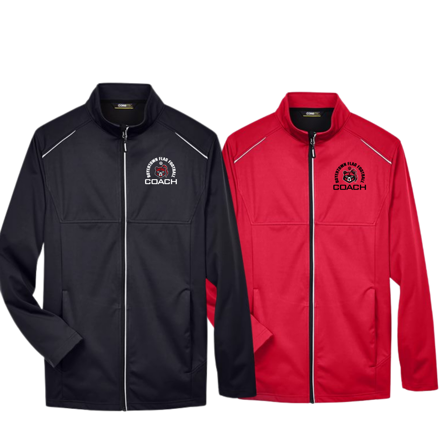 Boyertown Optimist Coach Techno Lite Three-Layer Knit Tech-Shell - Tackle/Flag/GirlsFlag