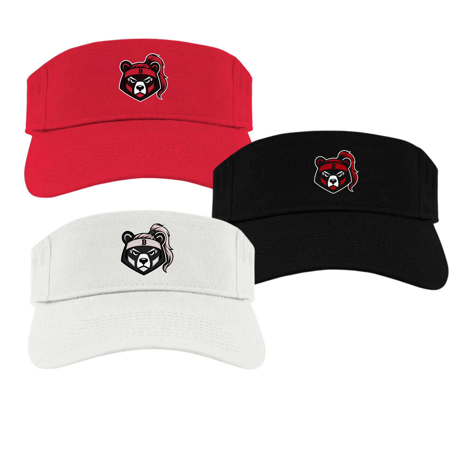 Boyertown Optimist Coach Visors - Bear & Lady Bear