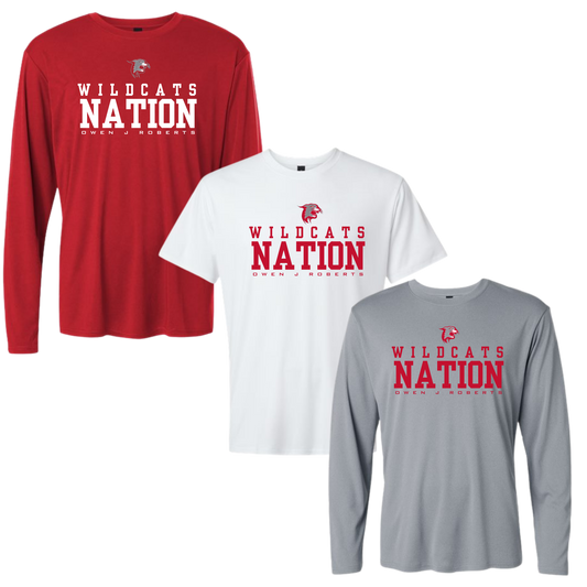 OJR Football Dri Fit Apparel - Wildcat Nation