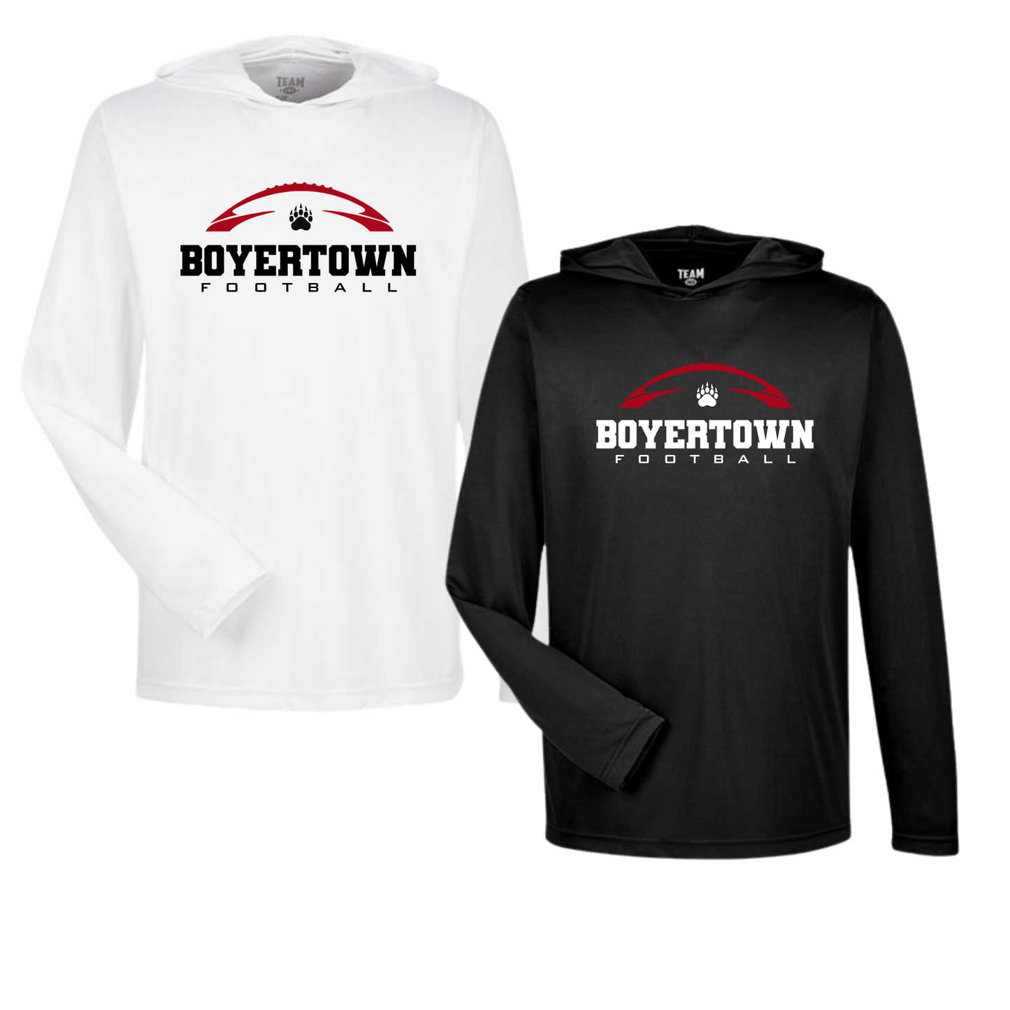Bears Football 26 - Unisex Long Sleeve Performance Tee W/Hood - Pick