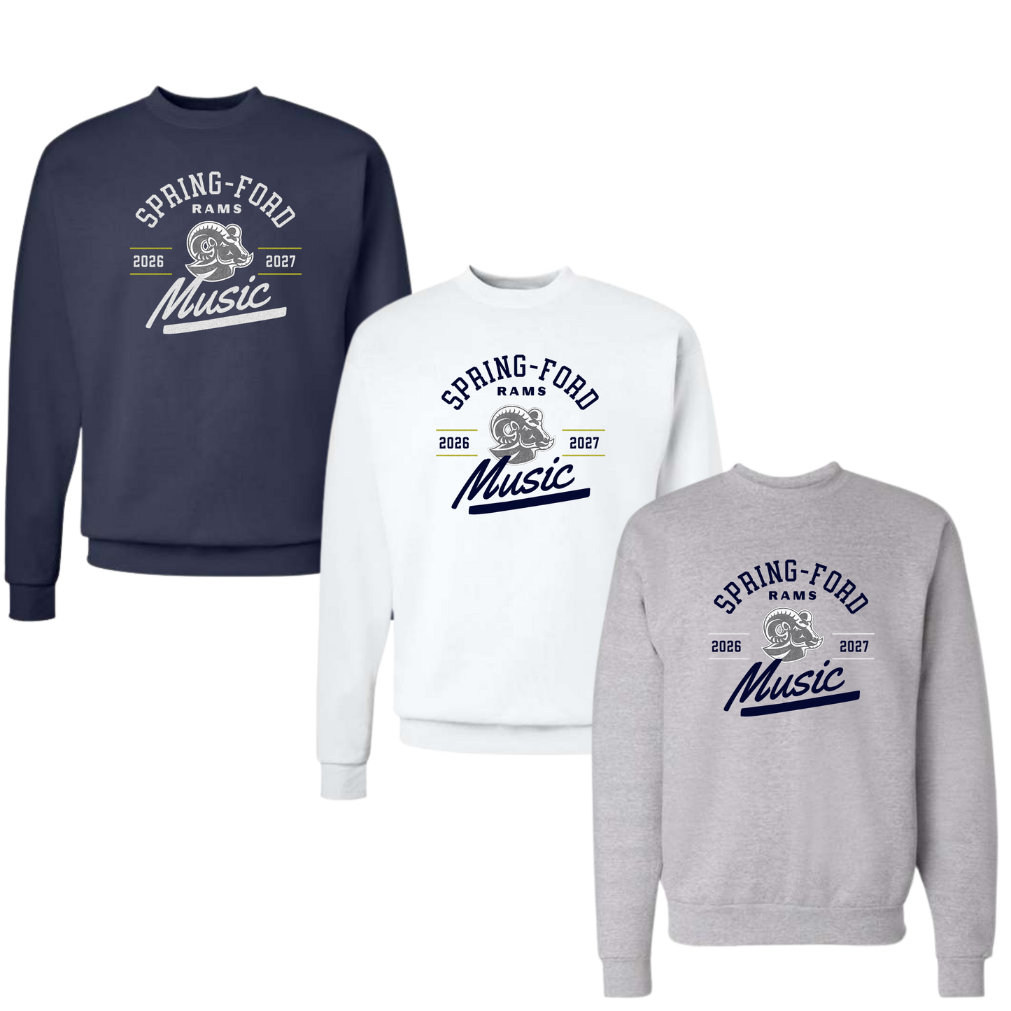 SF Music Unisex Crewneck - Label