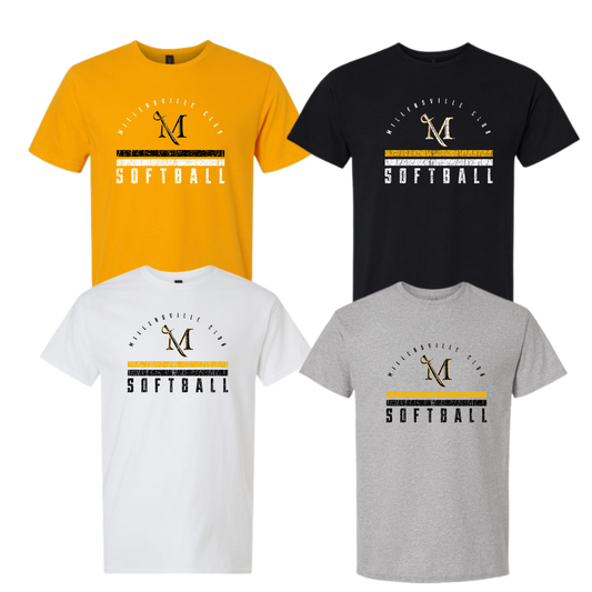 Millersville Club Softball Unisex Cotton Tee - Vintage