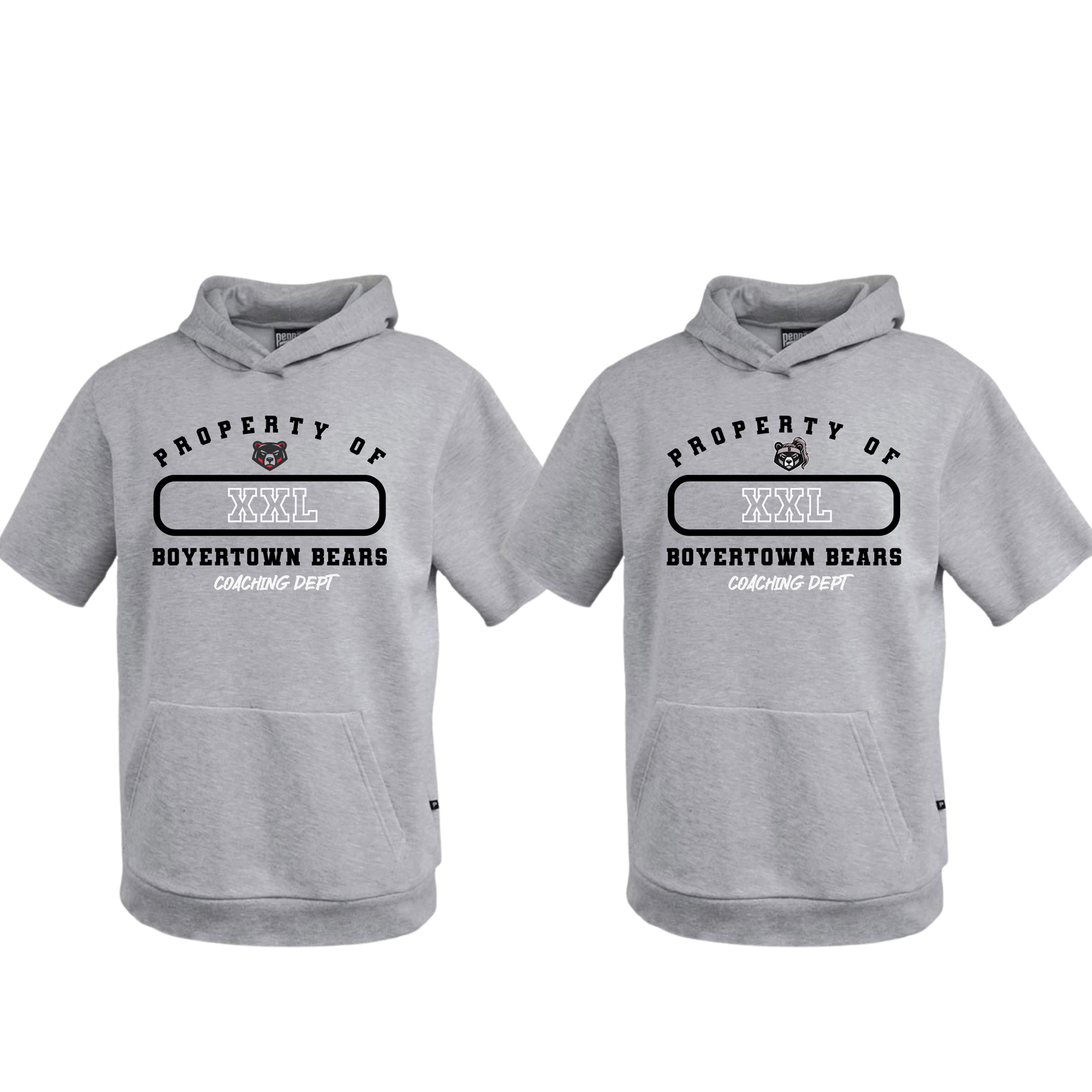 Boyertown Optimist Coach  Hooded Short Sleeve  - Property Of