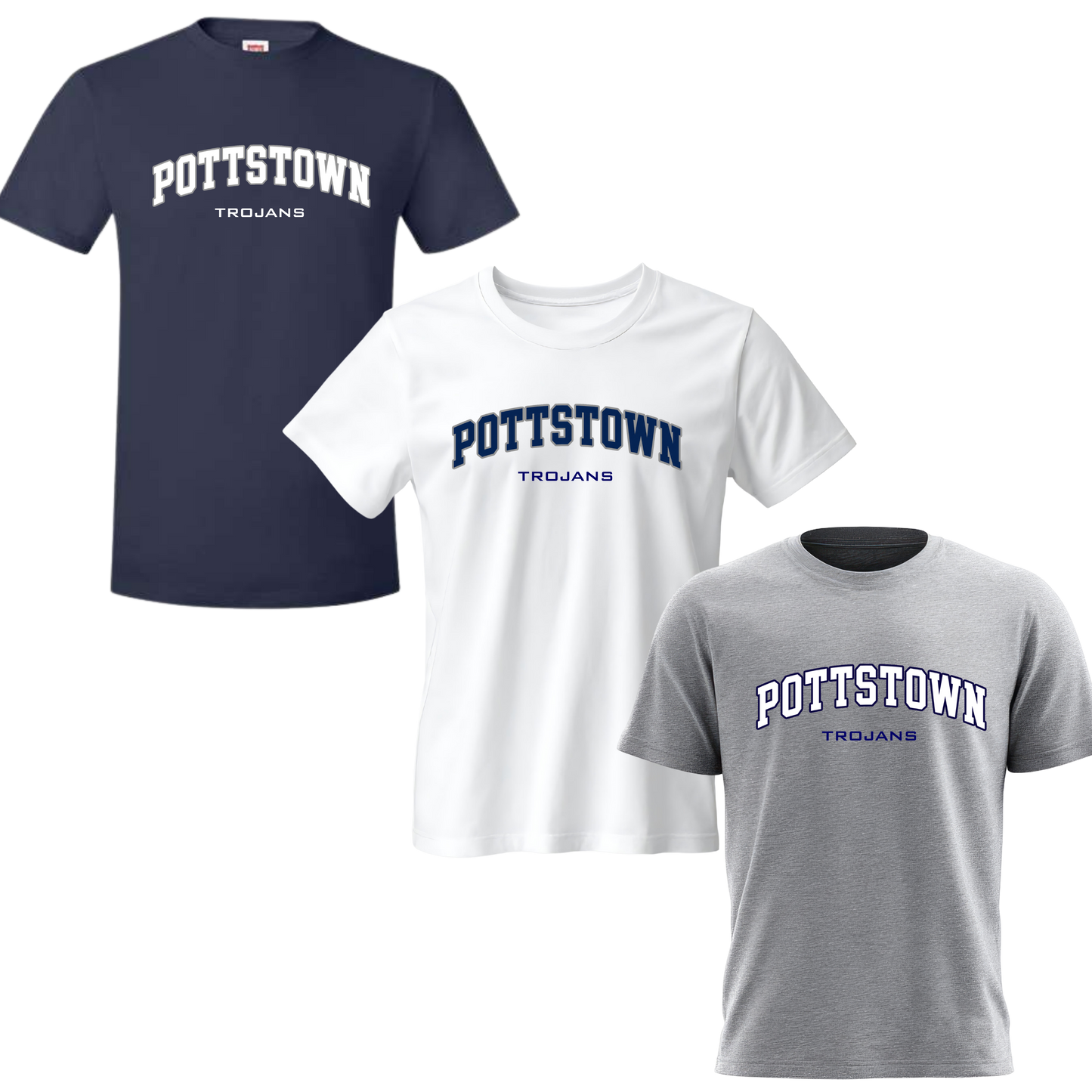 Pottstown Trojans Football Unisex Tee - Hometown
