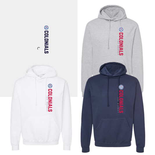 Colonials Unisex Hooded Sweatshirt Vertical