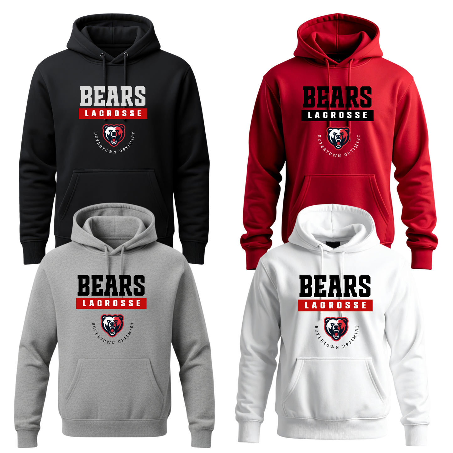 BOLT Bears Unisex Hoodie