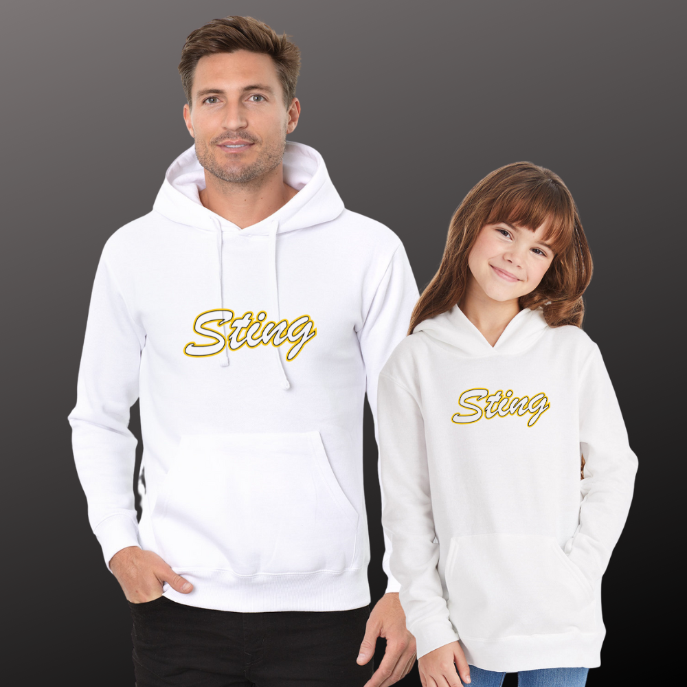 Sting Softball Script Unisex Hoodie