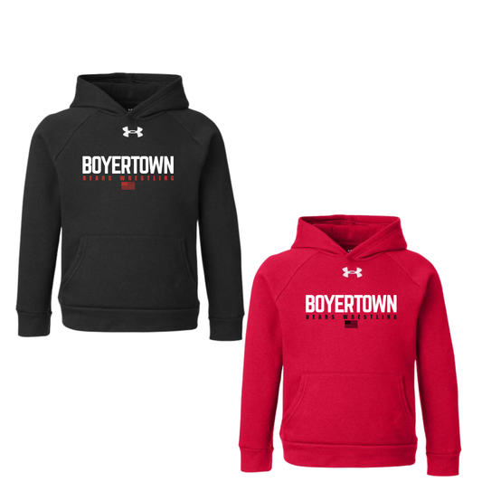 Boyertown Wrestling Youth Under Armor Hoodie Freedom