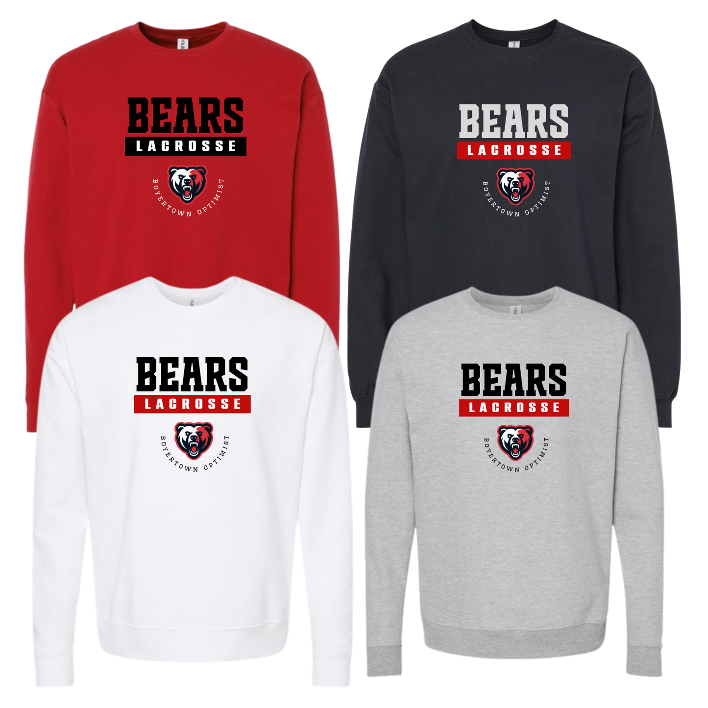 BOLT Bears Unisex Crewneck Sweatshirt