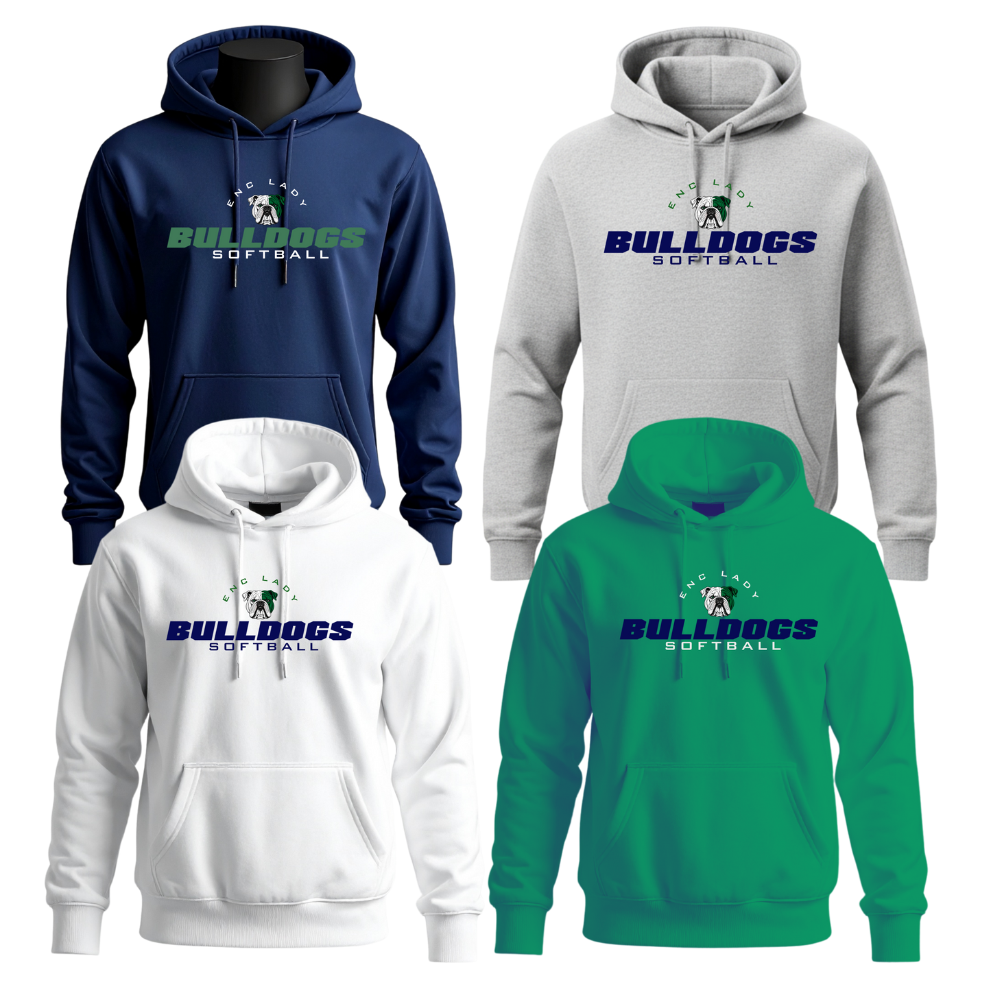 Lady Bulldogs Unisex Hoodie - Showdown