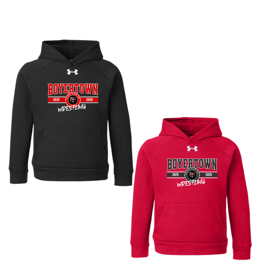 Boyertown Wrestling Youth Under Armor Hoodie Hometown