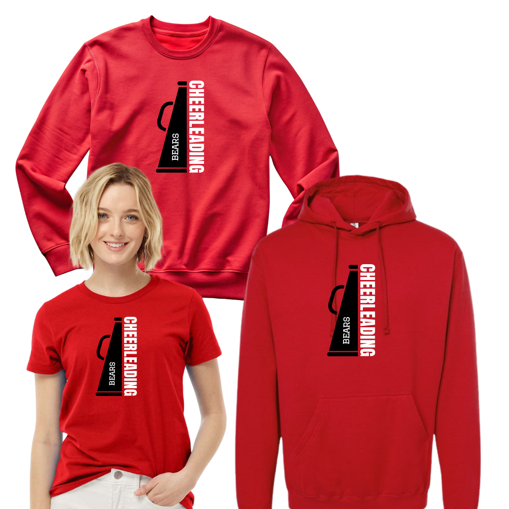 Bears Cheer Squad Design Multiple Colors