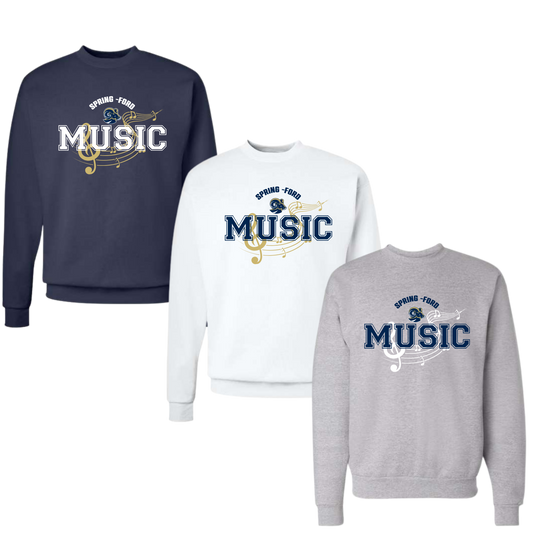 SF Music Unisex Crewneck - Notes