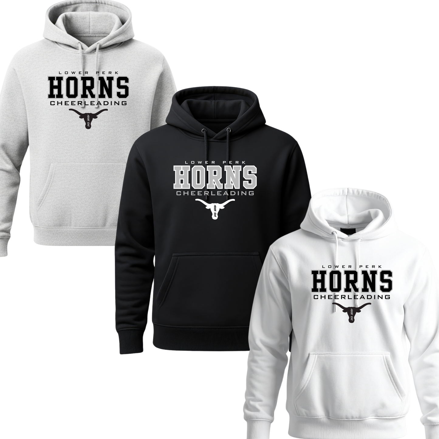 Longhorns Unisex Hoodie - Horns Cheer