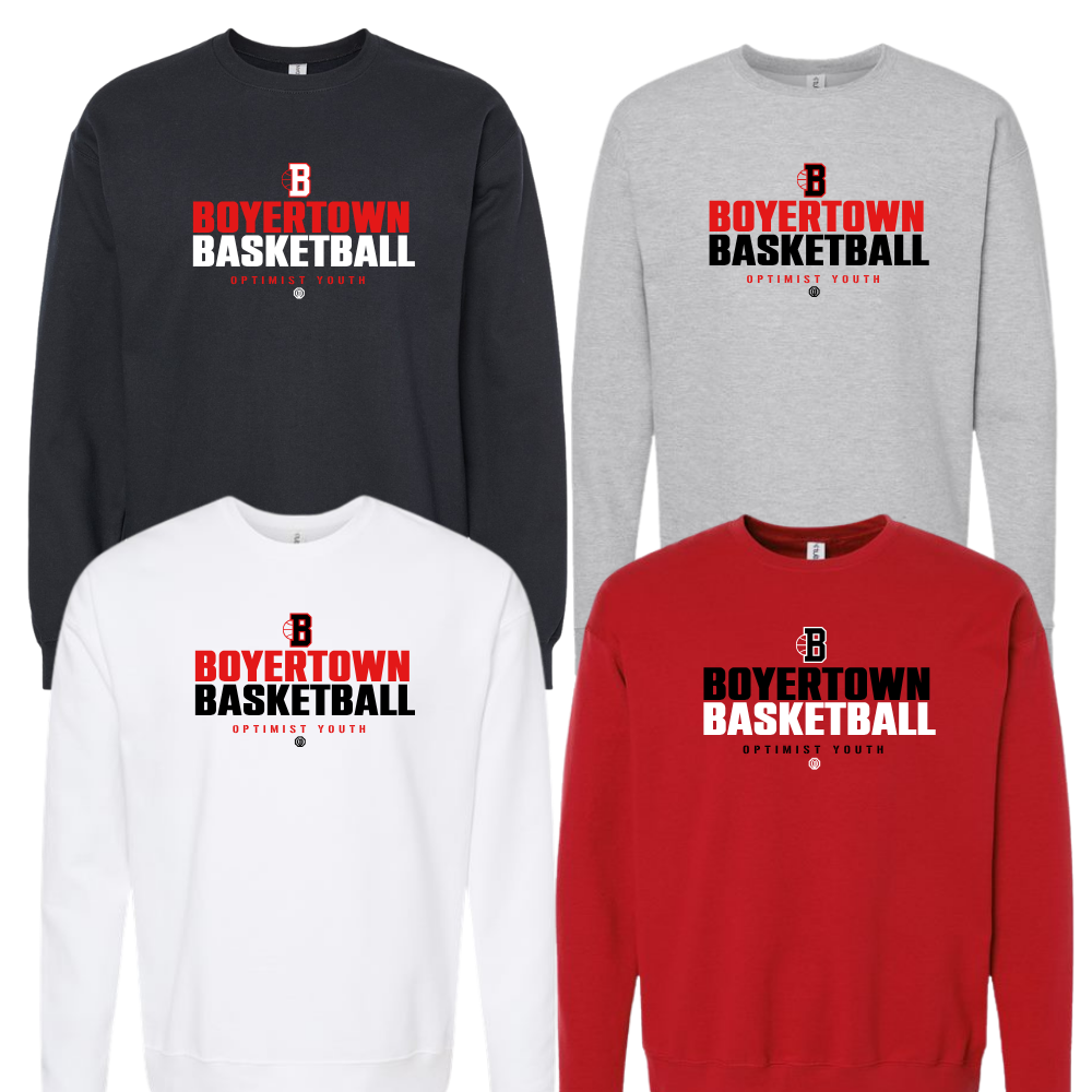Boyertown Unisex Crewneck Sweatshirt Courtside