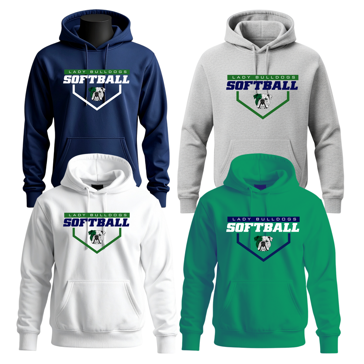 Lady Bulldogs Unisex Hoodie - Ultra