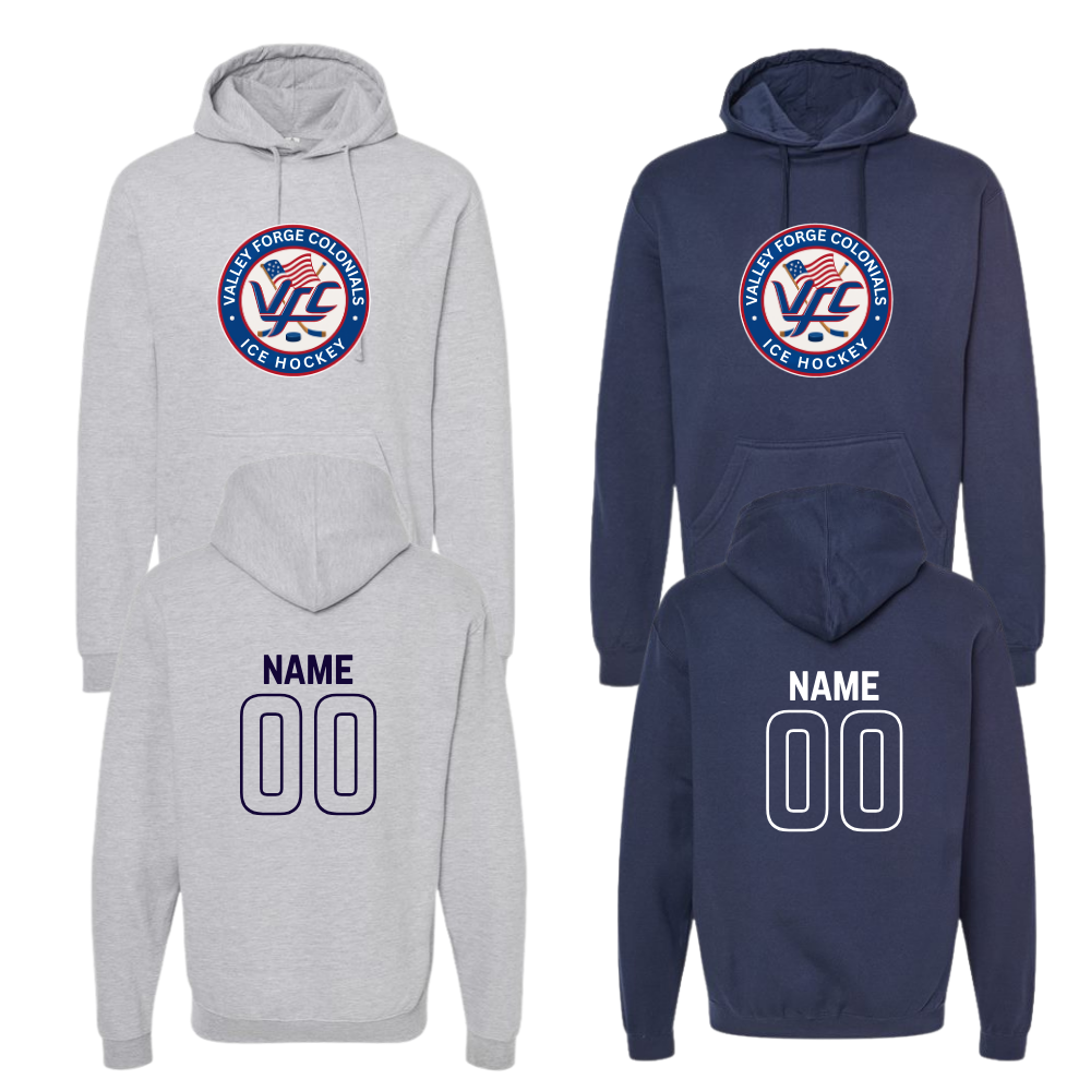 Colonials Unisex Hoodie Name & Number