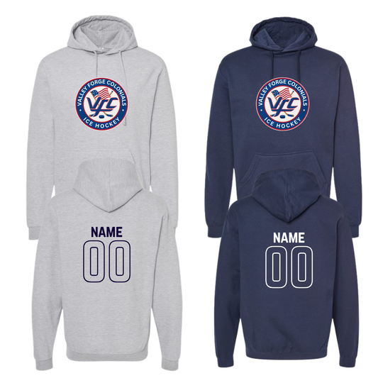 Colonials Unisex Hoodie Name & Number