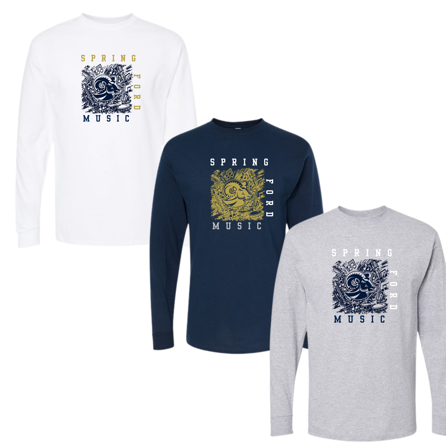 SF Music Unisex LS Tee - Choas