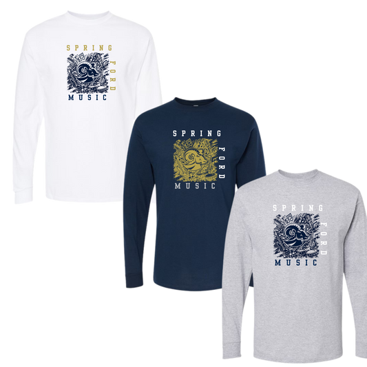 SF Music Unisex LS Tee - Choas