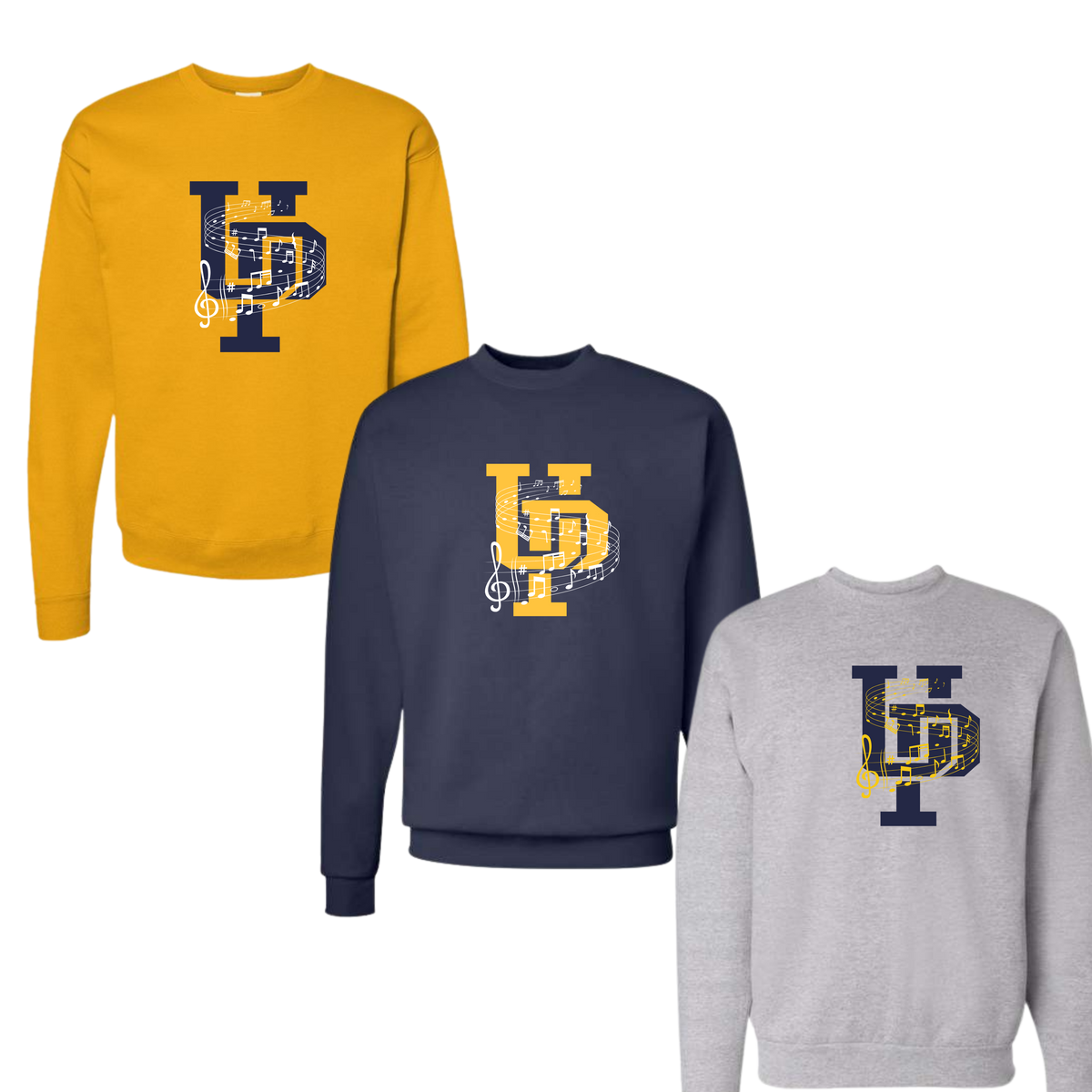 UP Music Unisex Crewneck Notes