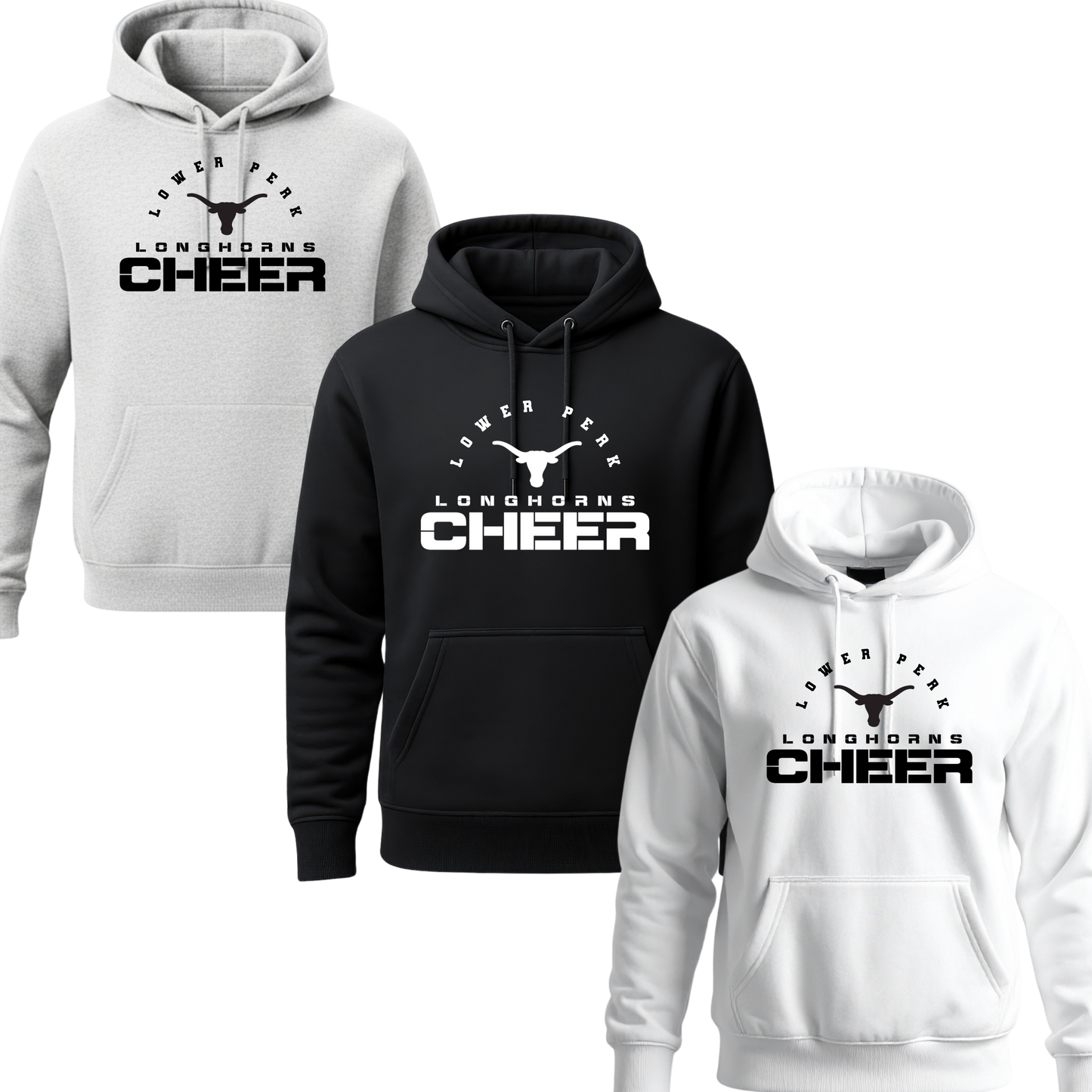 Longhorns Unisex Hoodie - Program Cheer