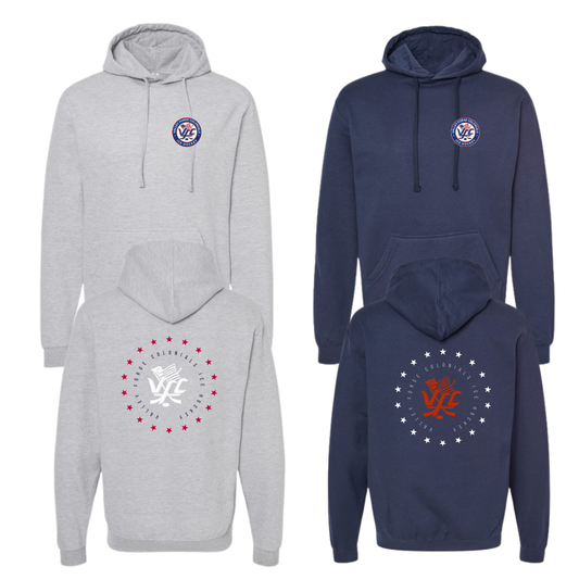 Colonials Unisex Hoodie Left Chest/Back Print
