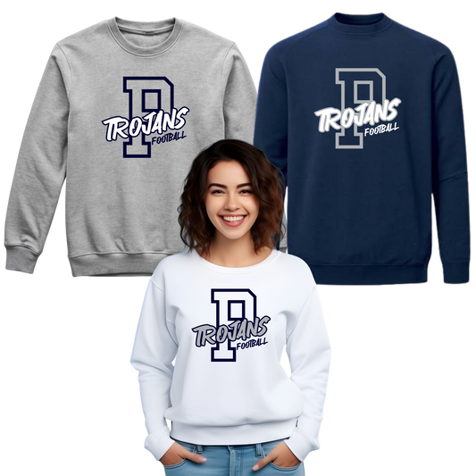 Pottstown Trojans Football Unisex Crewneck - Icon