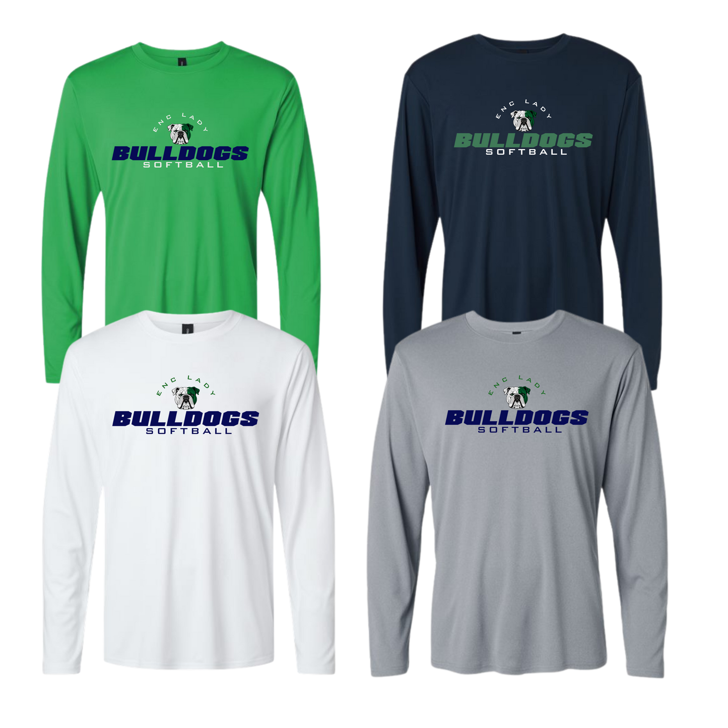 Lady Bulldogs Unisex Long Sleeve Performance Tee - Showdown